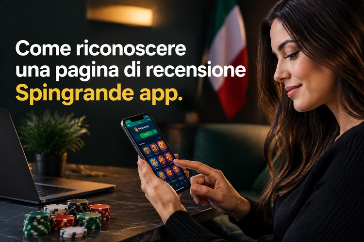 Come riconoscere una pagina di recensione Spingrande app