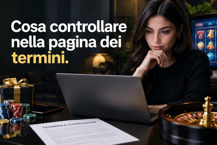 Cosa controllare nella pagina dei termini