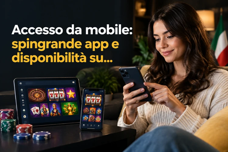 Accesso da mobile: spingrande app e disponibilità su dispositivi